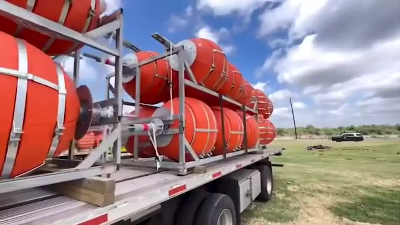 Texas repositions border buoys along Rio Grande River