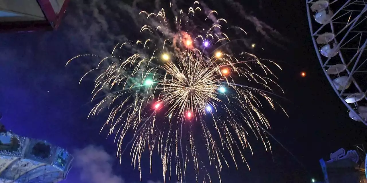 Feuerwerk und Abschlussparty: Der letzte Abend des Juravolksfests in Neumarkt