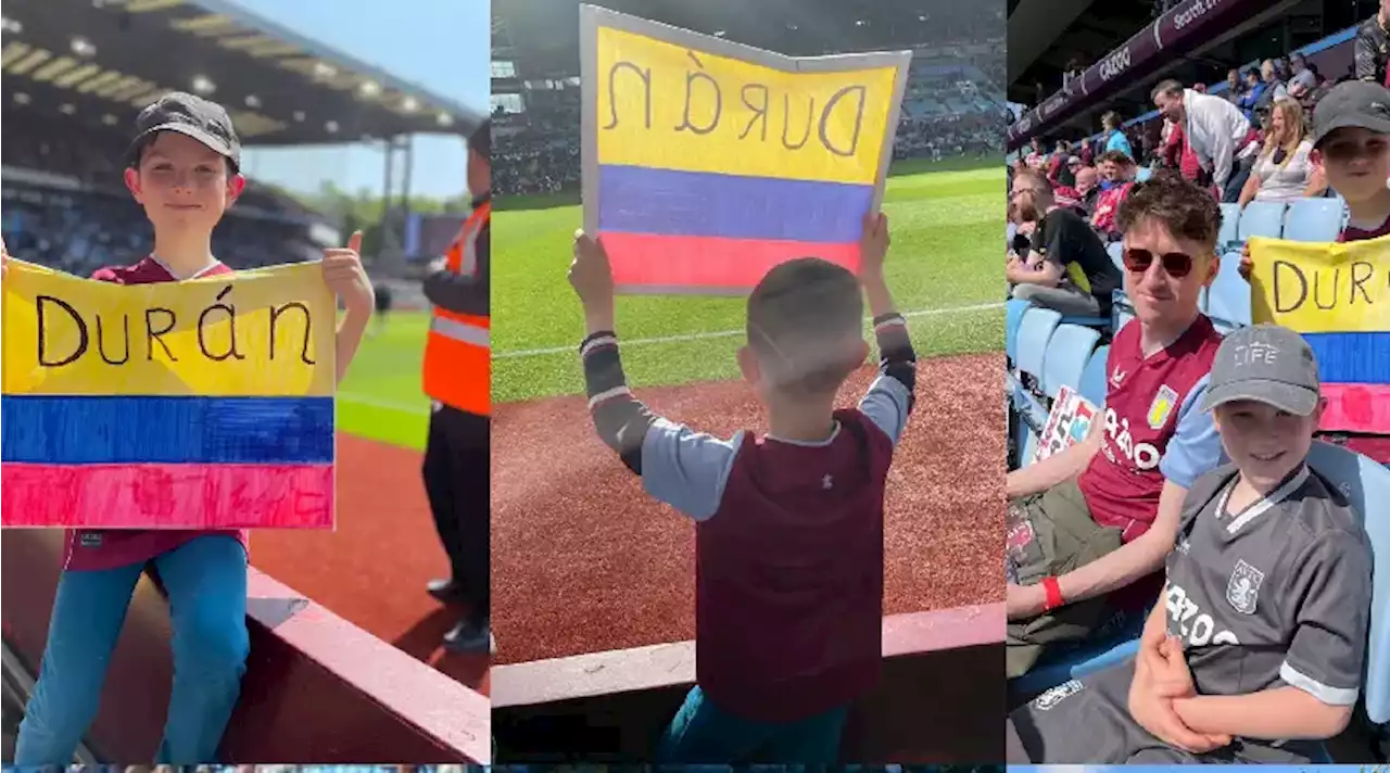 Danny, el pequeño hincha del Aston Villa que es el fan más grande de Jhon Durán