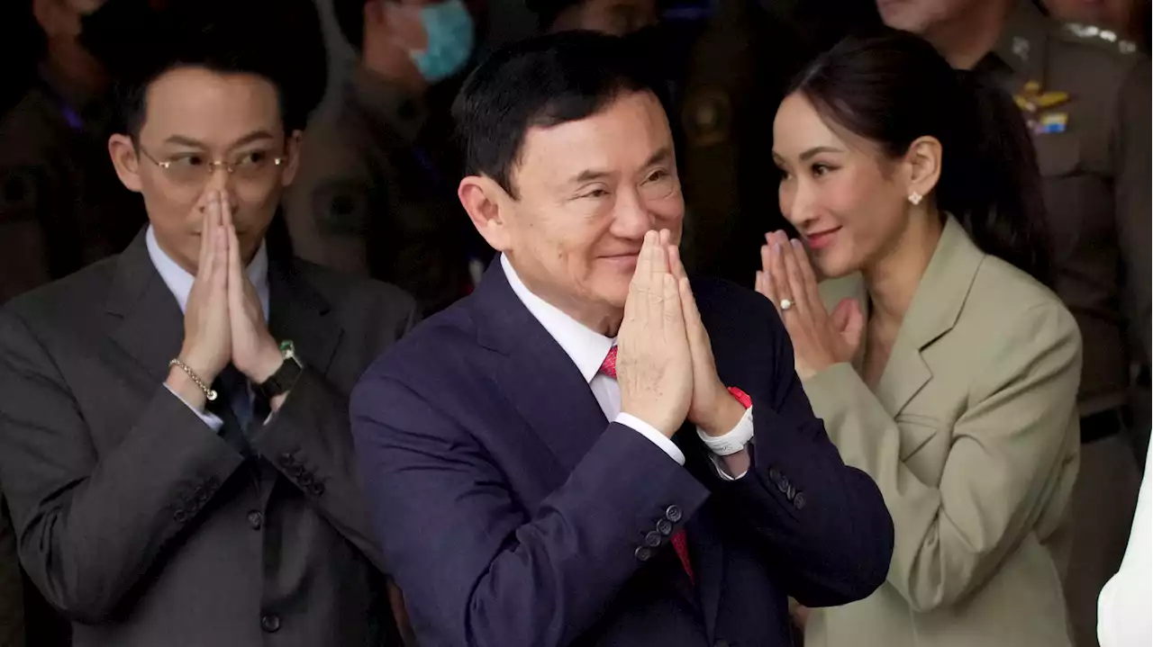 Ex-Prime Minister Thaksin returns from exile, further roiling Thai politics