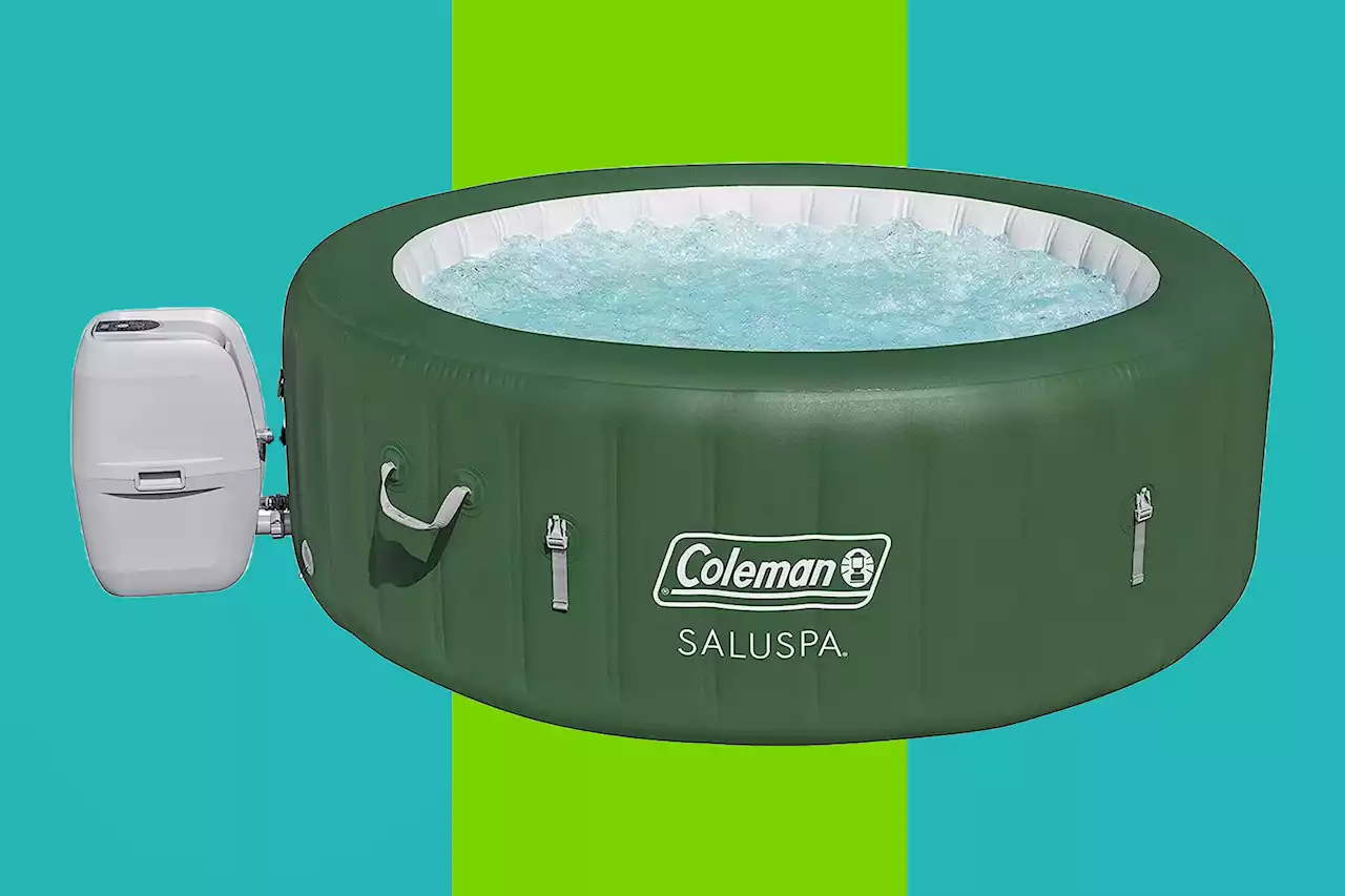 Save 56% on this Coleman SaluSpa Inflatable Hot Tub today on Amazon