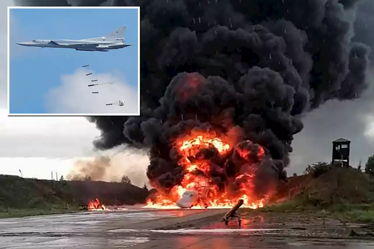 Ukrainian drone reportedly destroys Russian supersonic bomber