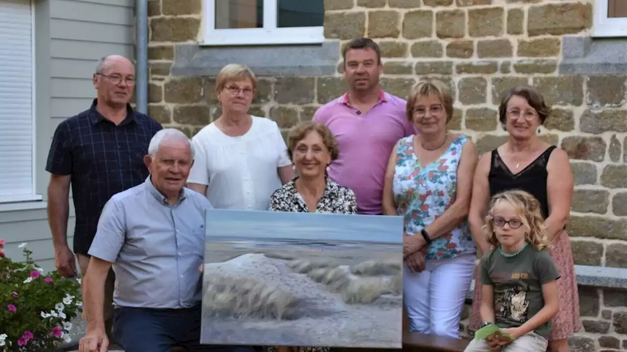 Au salon d’art de Domjean, le prix public pour « Bricqueville » de Jean-Claude Guinette