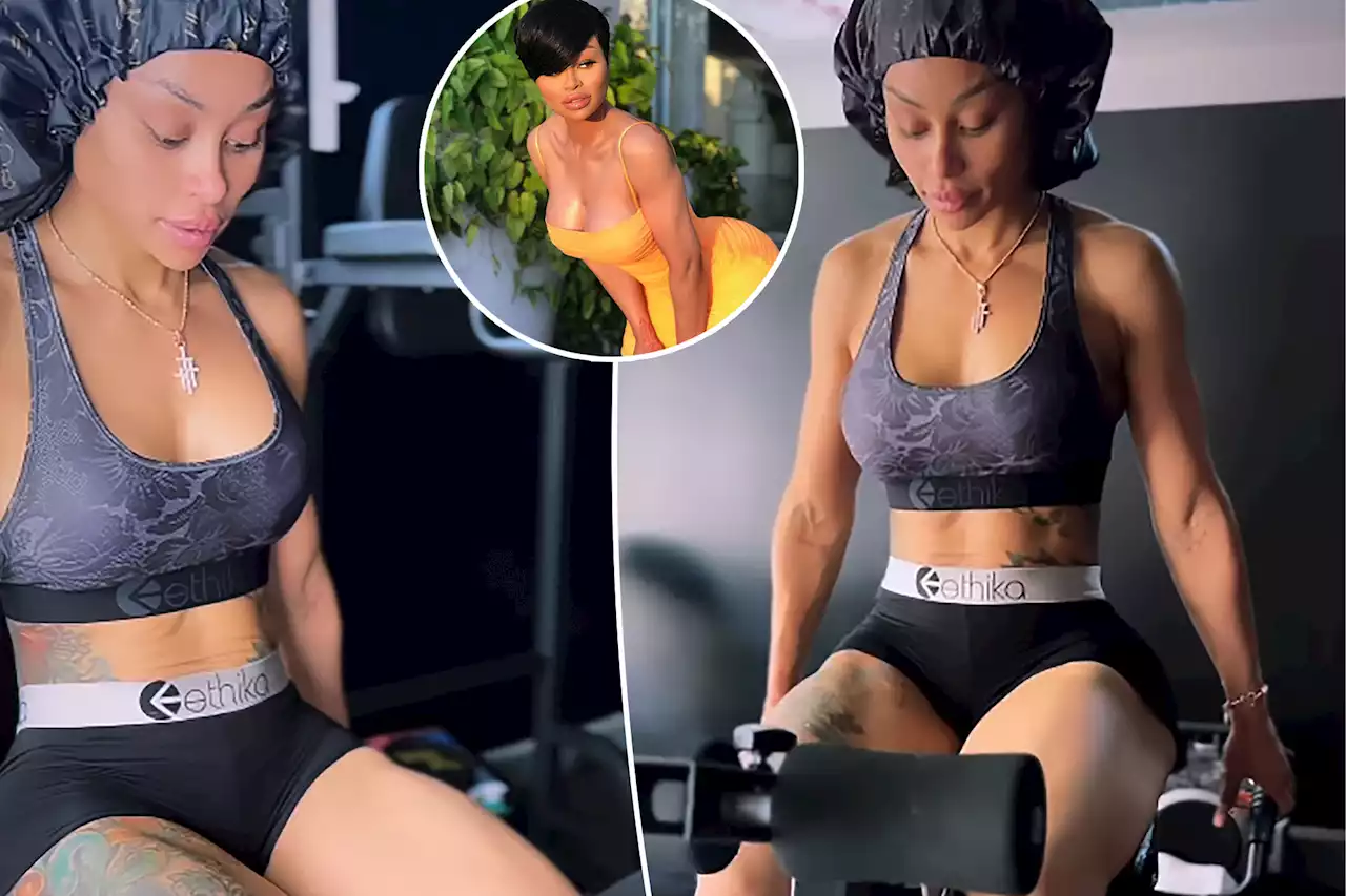 Blac Chyna shows off ripped physique while working out after drastic body transformation