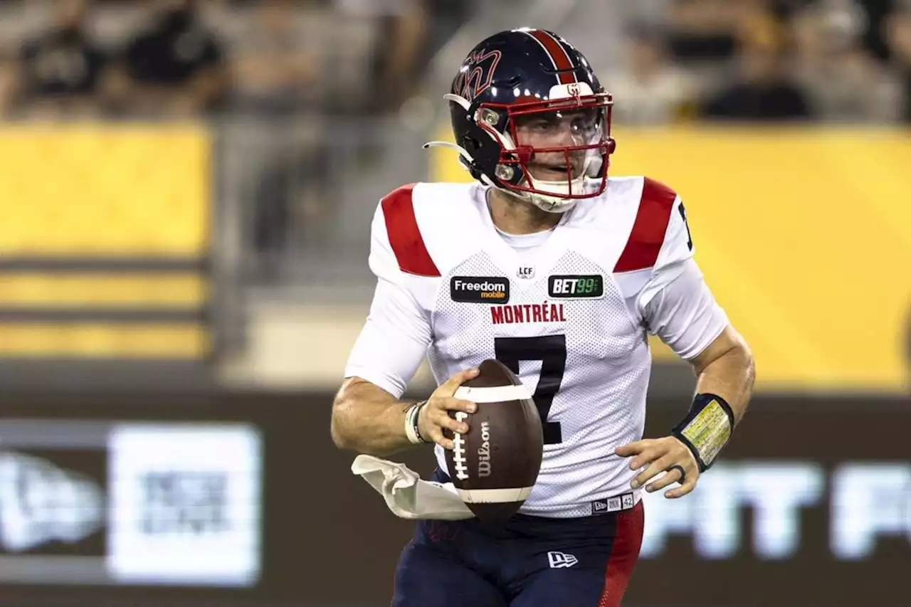 Alouettes QB Cody Fajardo to return from injury Thursday vs. Blue Bombers