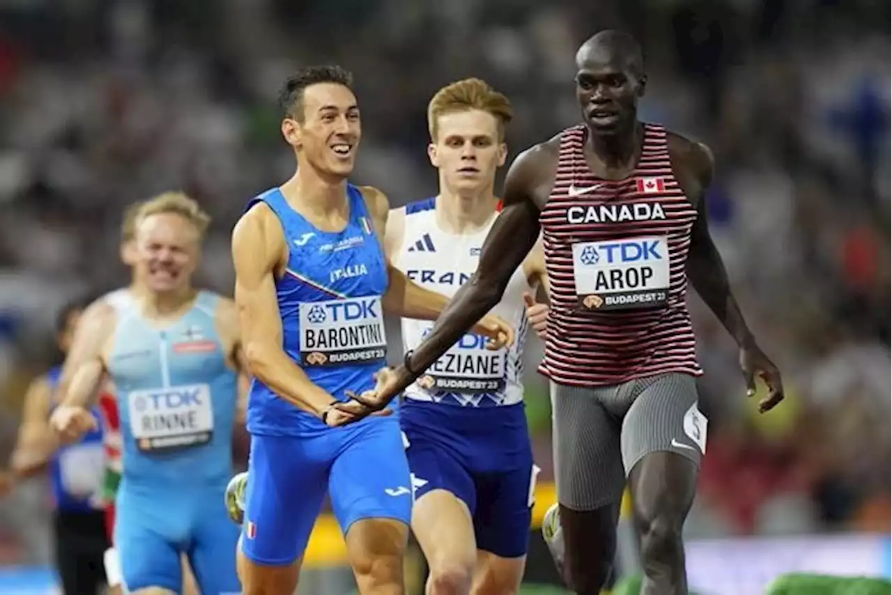 Canada's Marco Arop advances to men's 800m semifinal at World Athletics Championships