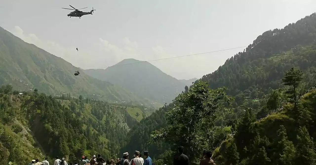 Seilbahn-Drama in Pakistan: Retter bringen die ersten fünf Kinder in Sicherheit