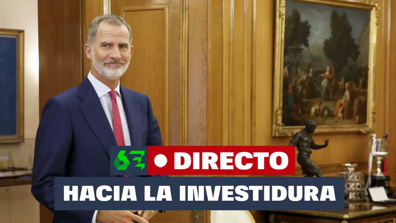 Hacia la investidura, en directo: Sánchez y Feijóo se reúnen hoy con el rey sin los apoyos amarrados