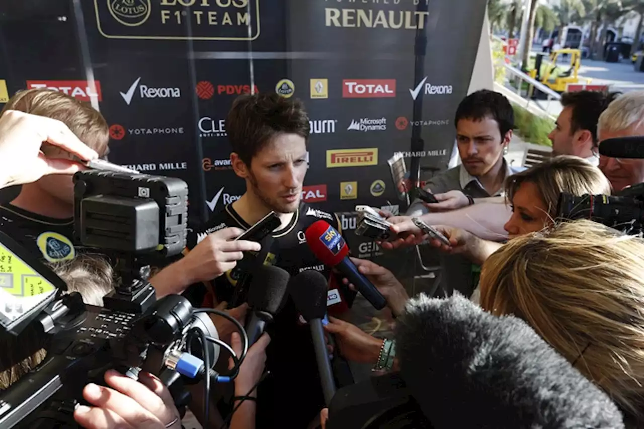 Lotus-Krise: Romain Grosjean haut auf den Tisch