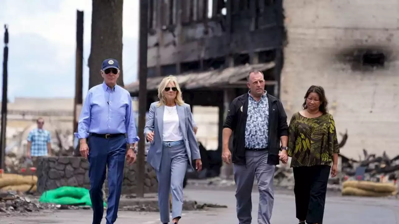 Biden besucht nach Feuerkatastrophe die Insel Maui