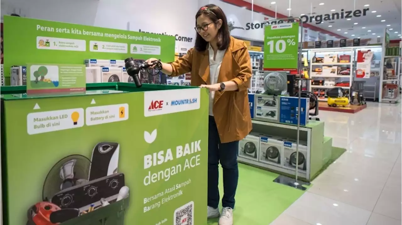 Cara Tukar Sampah Elektronik Jadi Diskon Belanja 10% di ACE Hardware