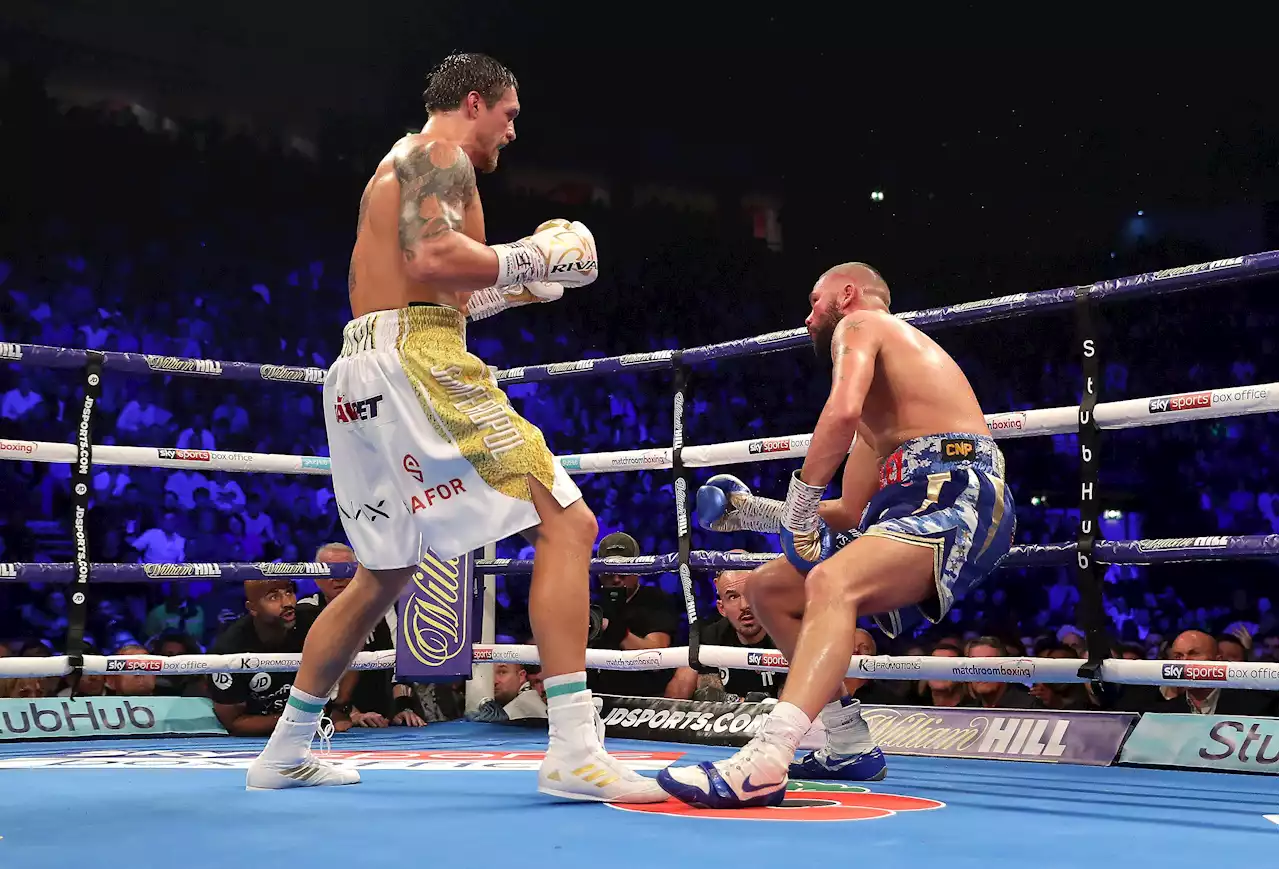 Oleksandr Usyk had two-word response to Tony Bellew claim about KO power that had everyone in stitches