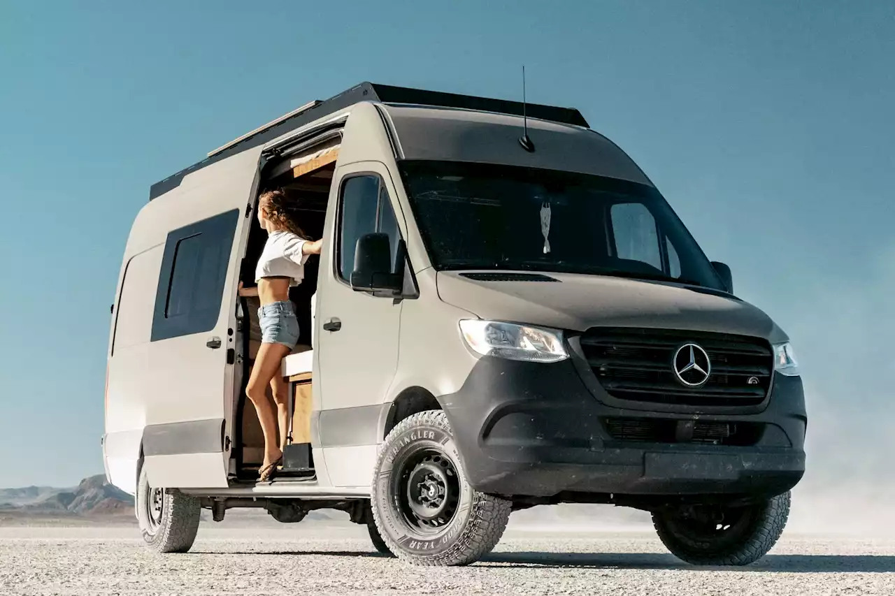 We worked 18 hours a day to turn van into a luxury home