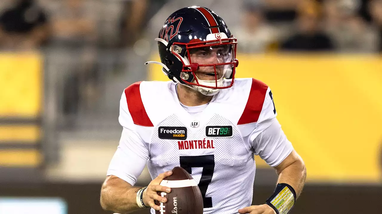 Cody Fajardo takes first-team reps for Montreal Alouettes will start against Winnipeg Blue Bombers