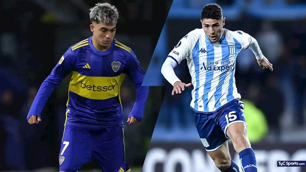 Boca vs. Racing, por la Copa Libertadores: formaciones, hora y TV en vivo