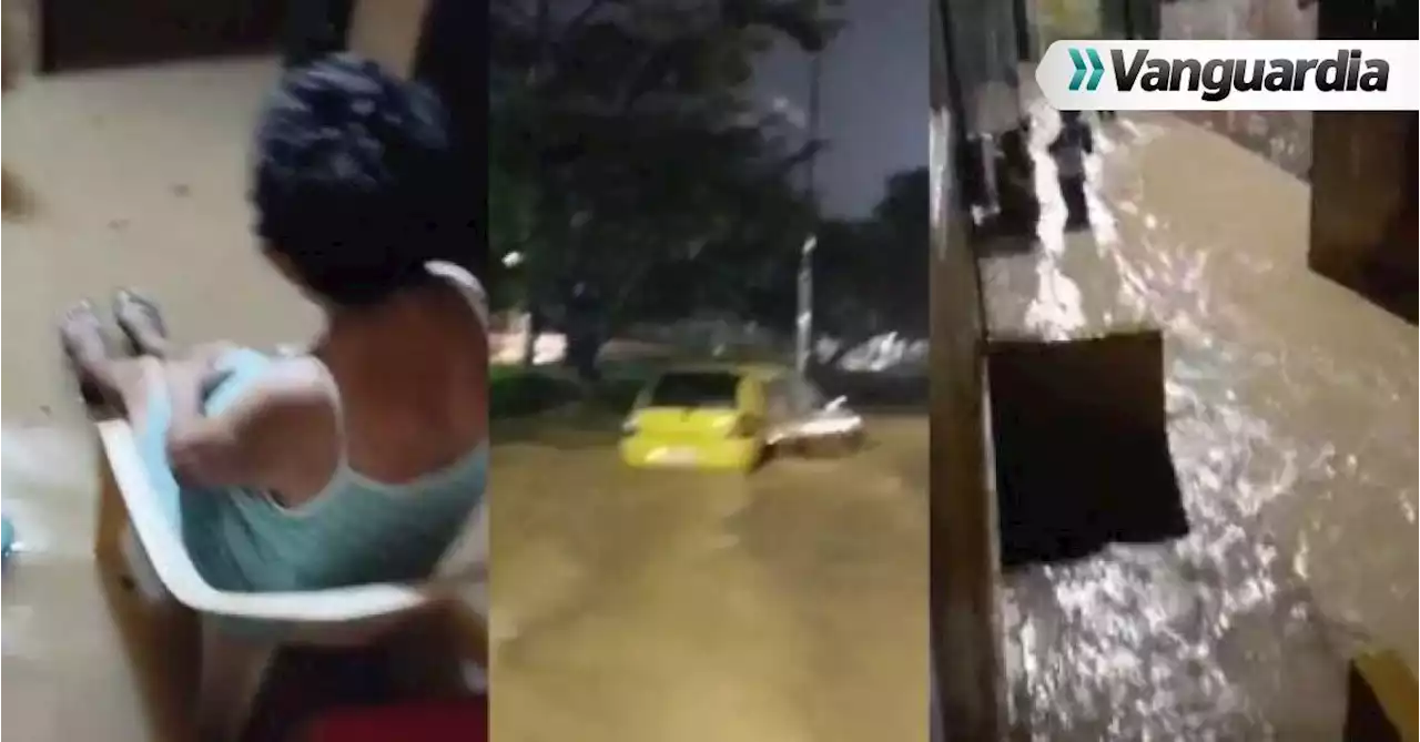 Los videos de las graves emergencias en diferentes sectores de Girón tras la tormenta