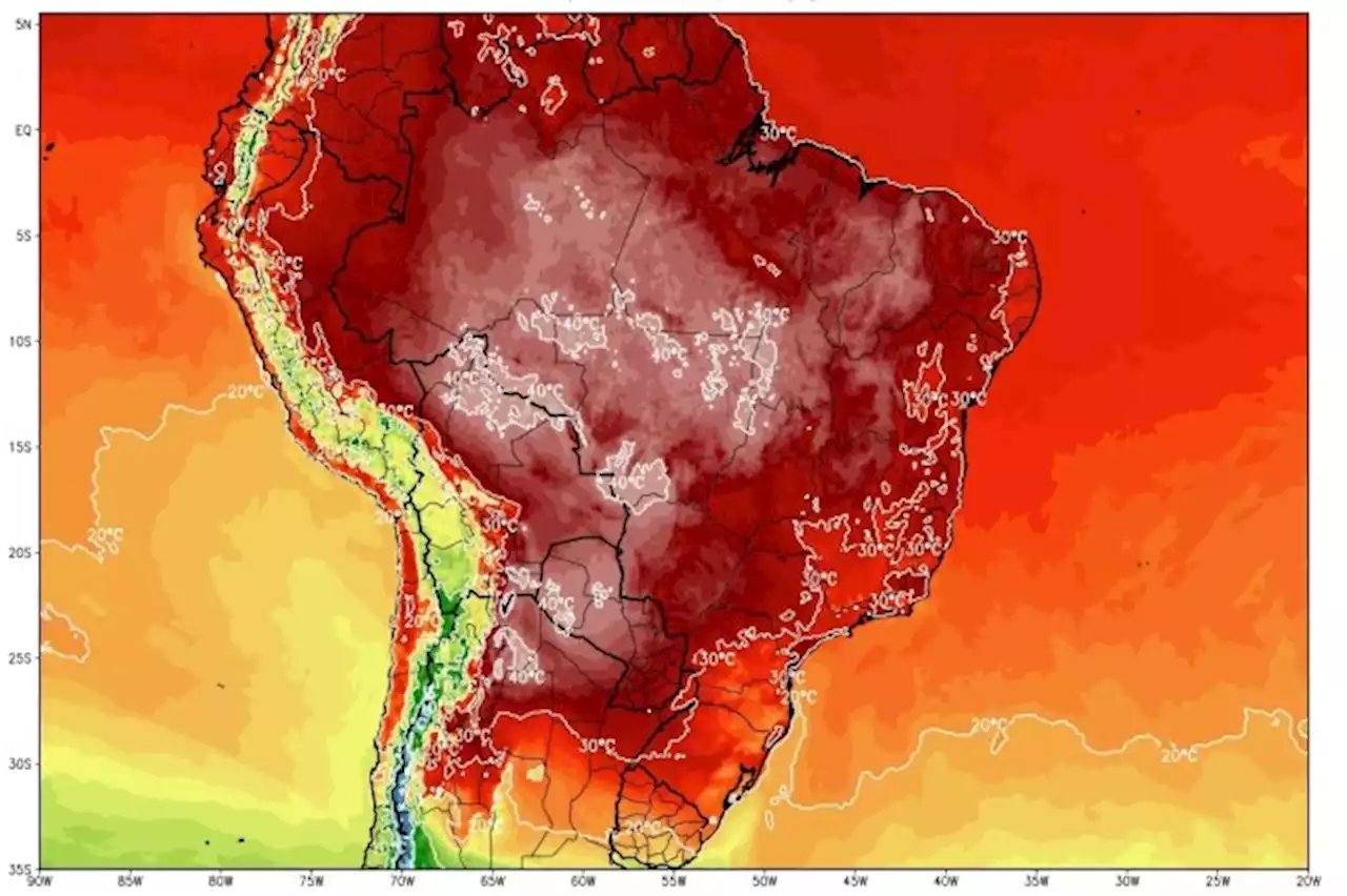 Onda de calor pode provocar temperaturas acima dos 40°C em pleno inverno