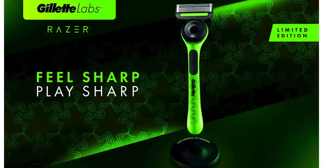 Gillette and Razer made a very green gamer razor