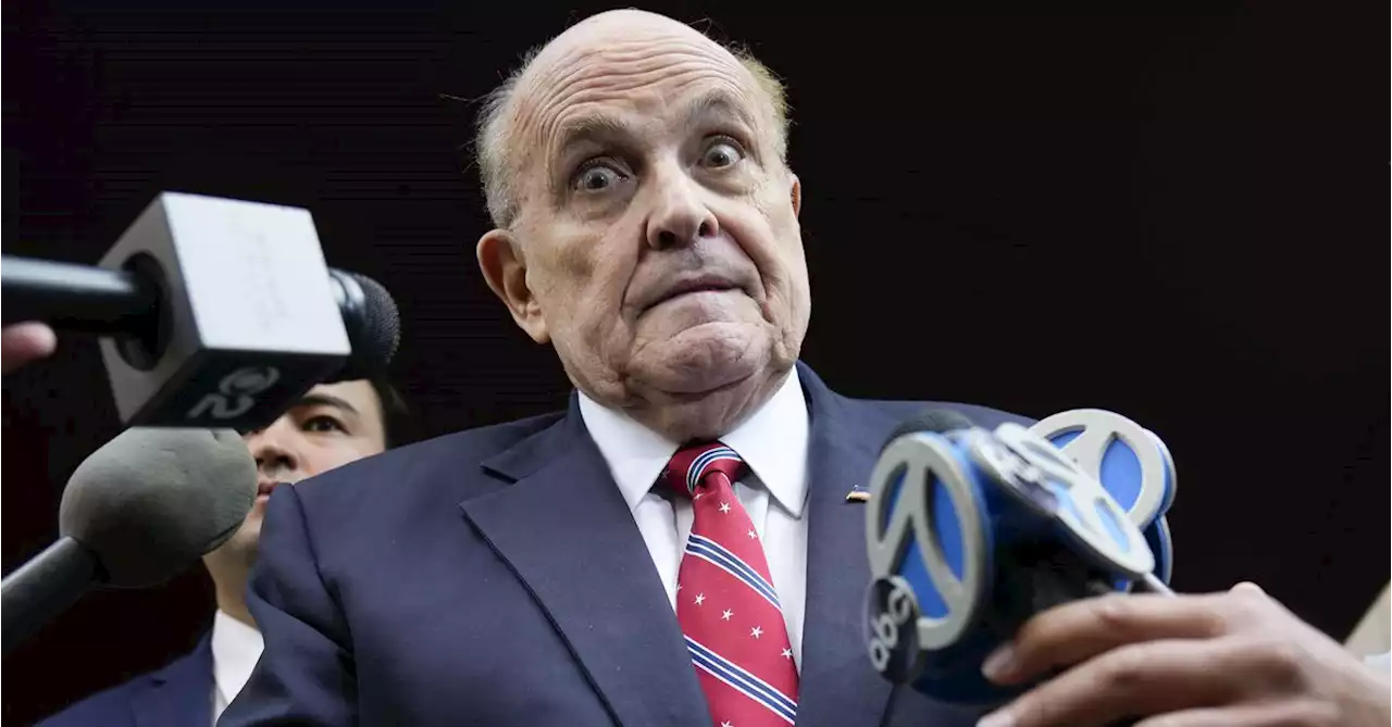 Rudy Giuliani surrenders to authorities on 2020 US election charges