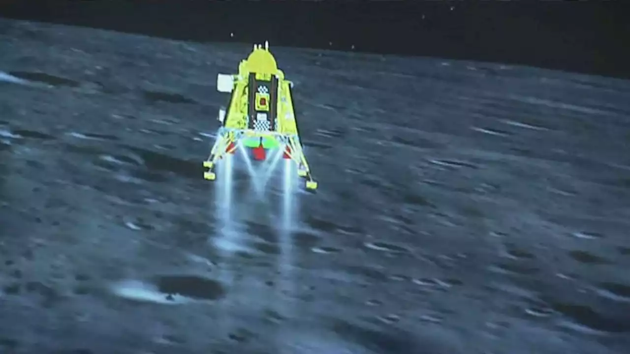 India becomes fourth country to land a spacecraft on the moon