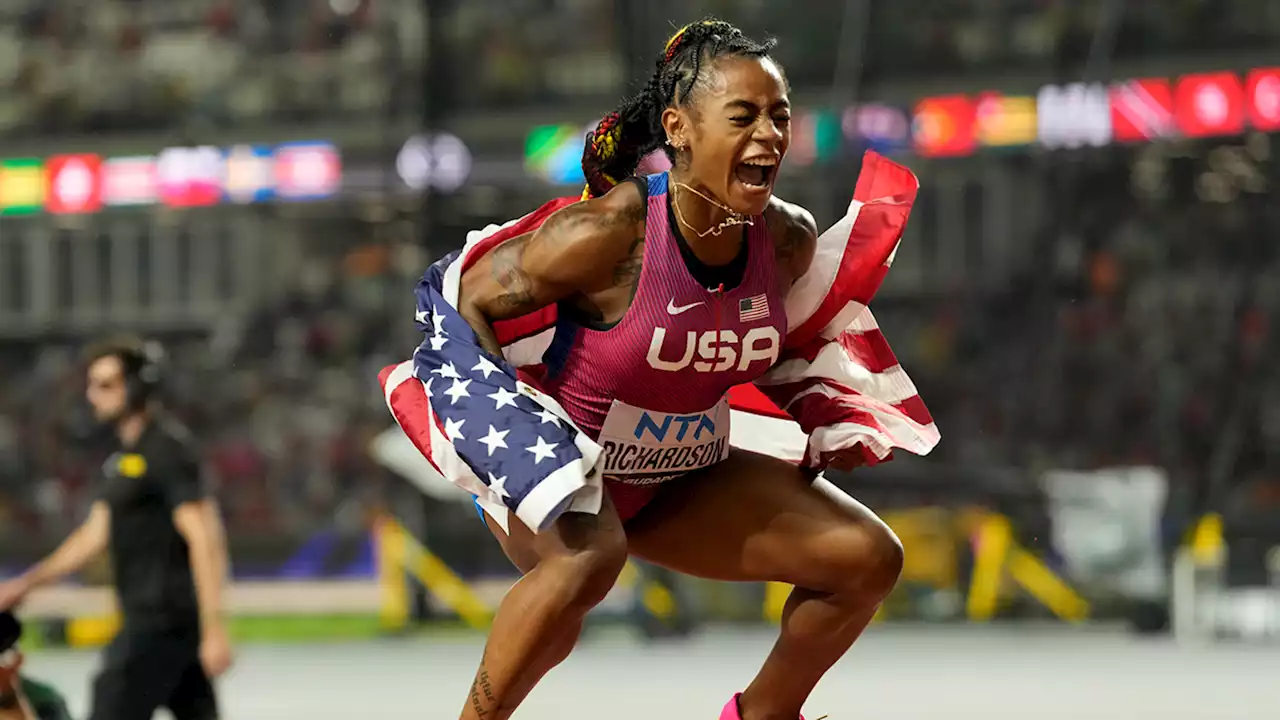 Sha'Carri Richardson caps comeback by winning 100-meter title at worlds