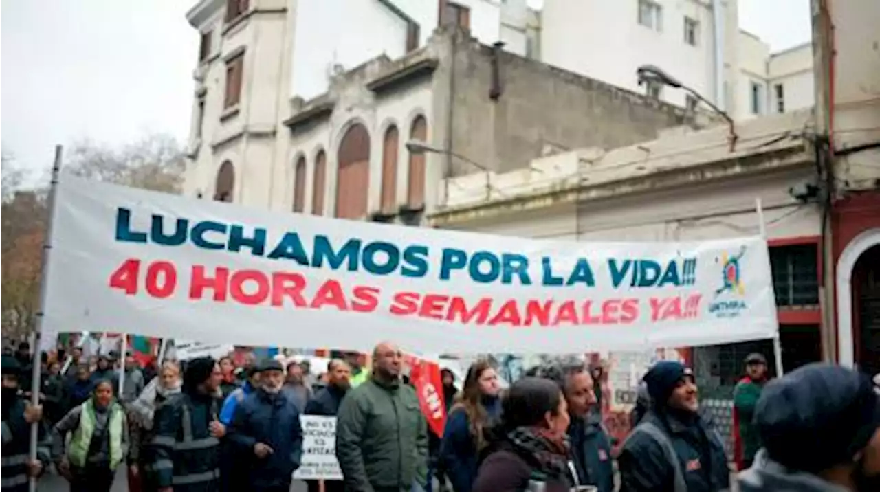 La central única de trabajadores de Uruguay realizó un paro general