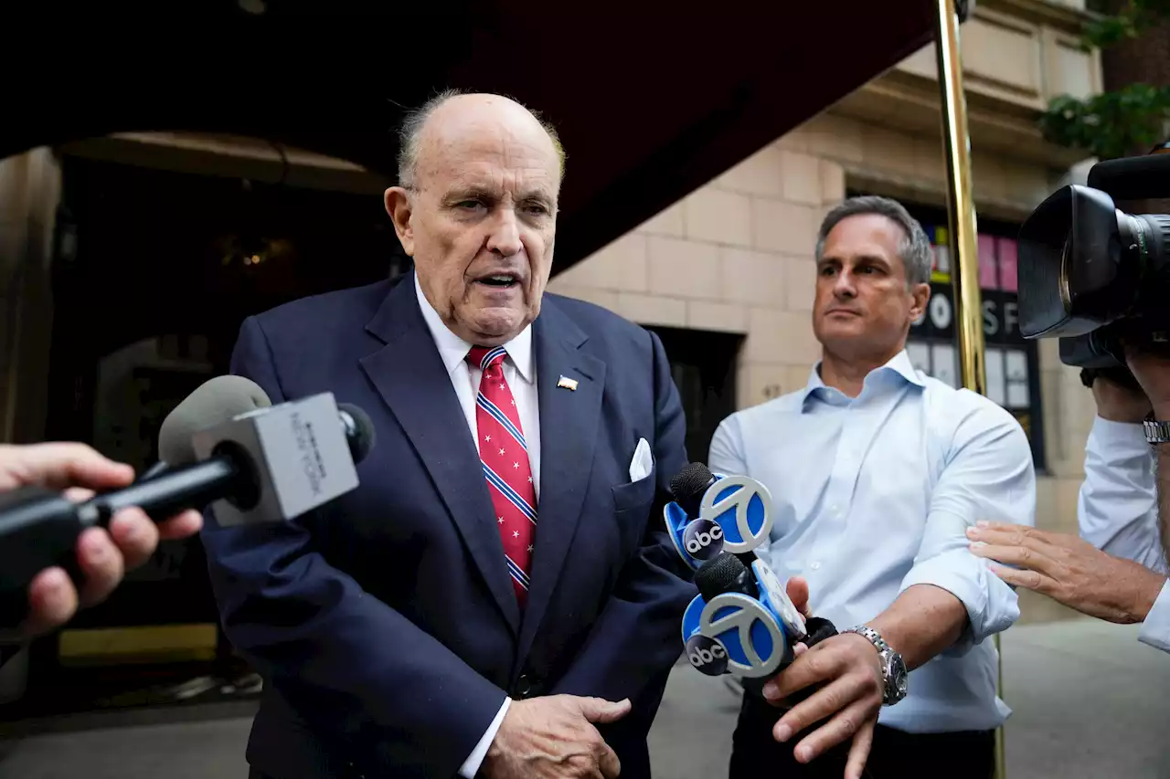 Giuliani Surrenders at Jail in Georgia Election Case