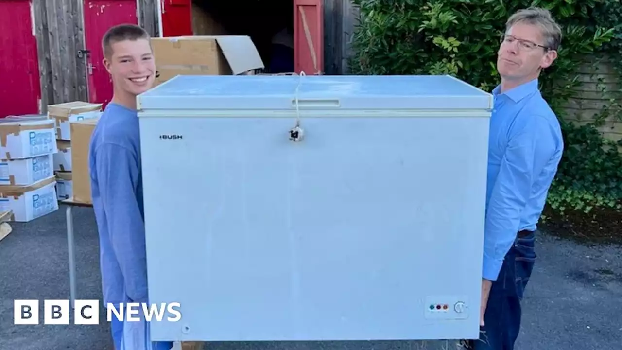 Wiltshire charity transports donated fridges to Ukraine