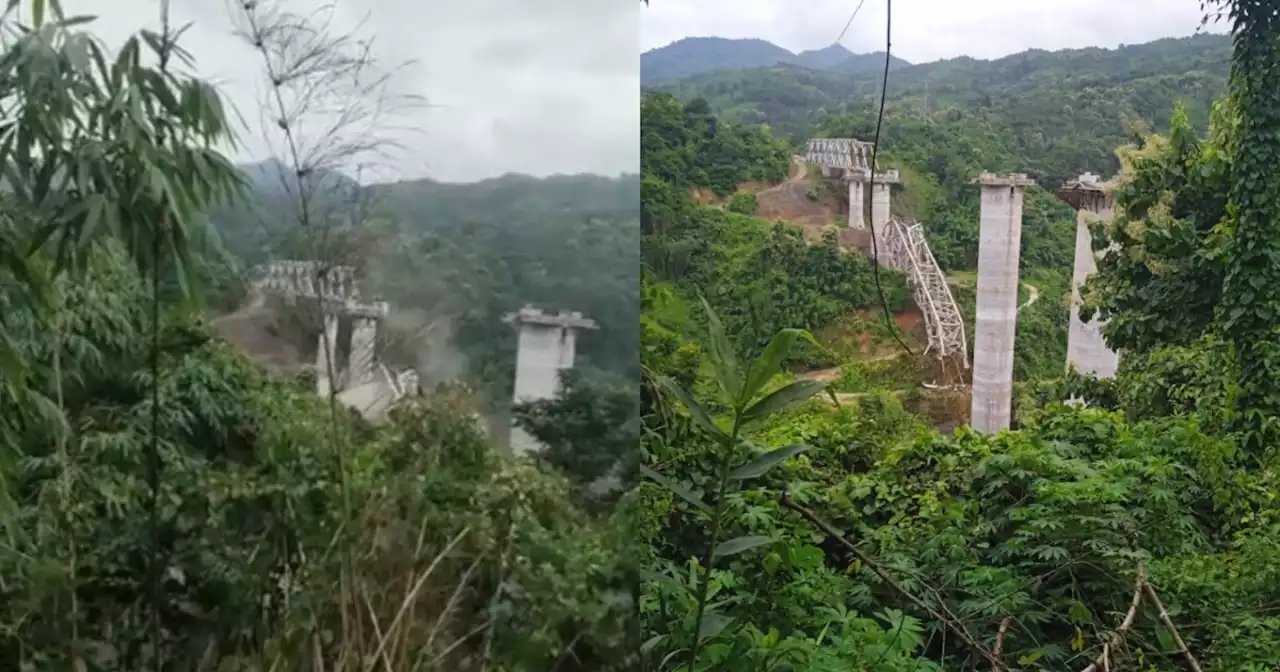 Video: al menos 17 personas muertas deja el colapso de puente ferroviario en construcción en India