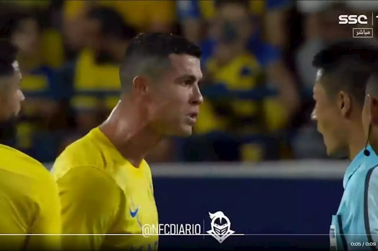 Cristiano Ronaldo Ngamuk dan Mengumpat ke Wasit gara-gara Tak Diberi 2 Penalti