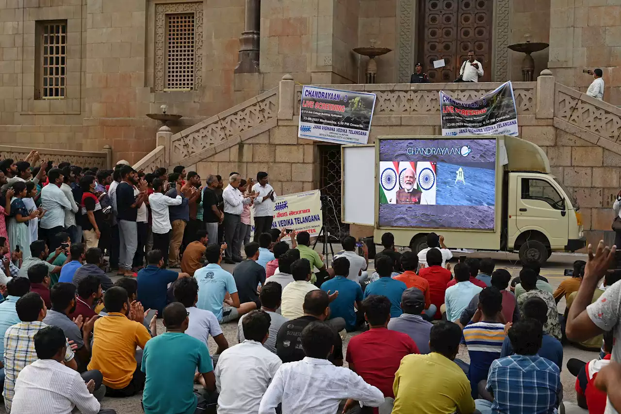 India logra aterrizar nave espacial en el polo sur de la Luna