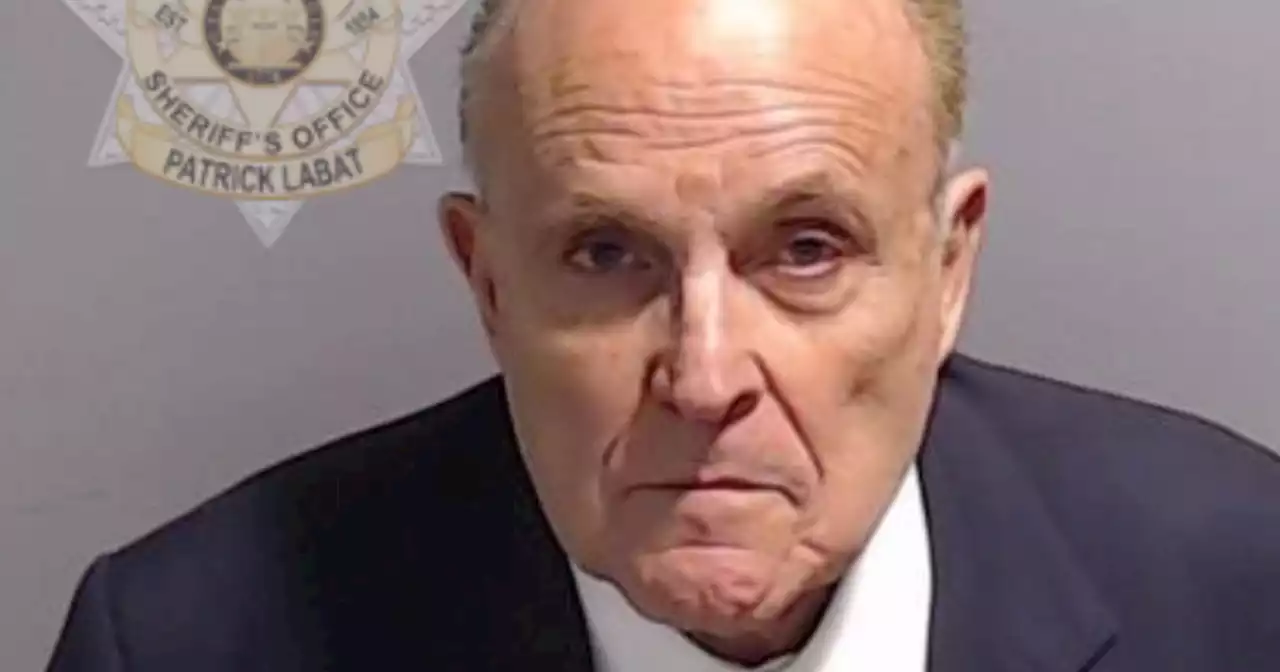 See Rudy Giuliani's mugshot after the embattled Trump ally turned himself in at Fulton County Jail