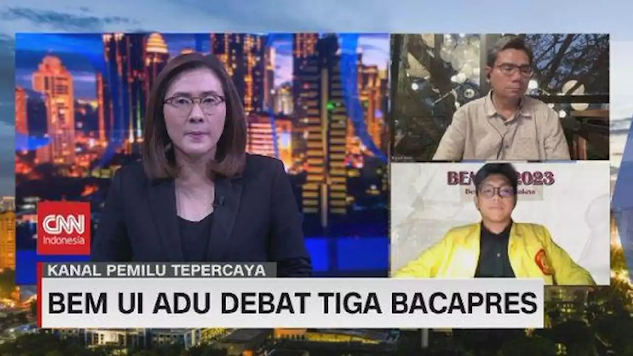 VIDEO: BEM UI Adu Debat Tiga Bacapres, Siapa Berani?