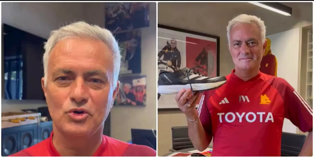 Mourinho sui social, l'annuncio del rinnovo con l'Adidas