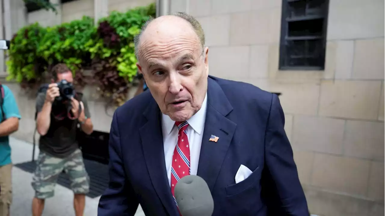 Giuliani expected to turn himself in on Georgia 2020 election indictment charges