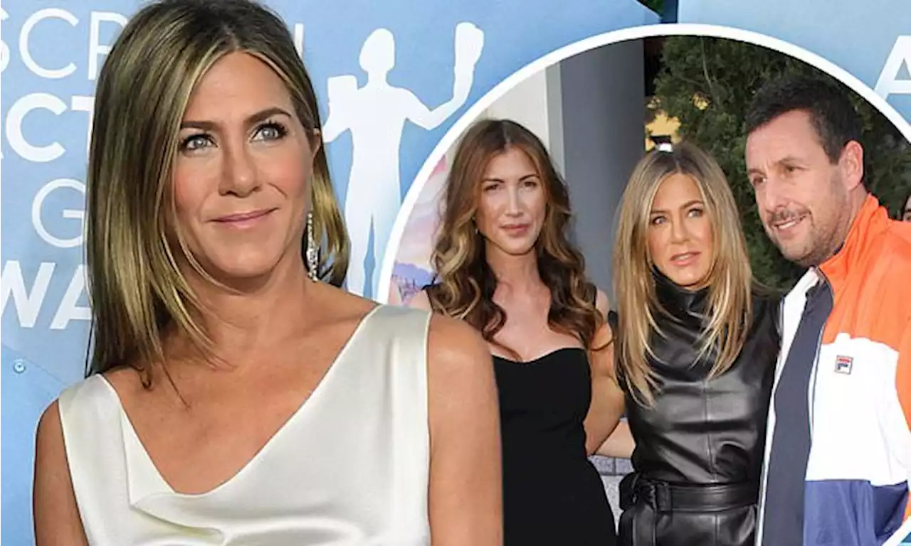 Jennifer Aniston receives flowers from Adam Sandler on Mother's Day