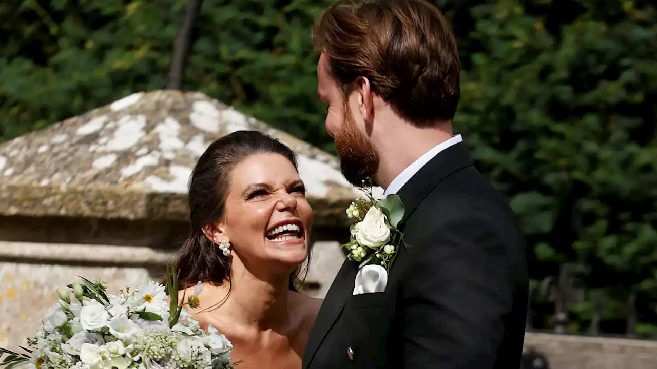 Faye Brookes is married! Star stuns in a fairytale white wedding gown