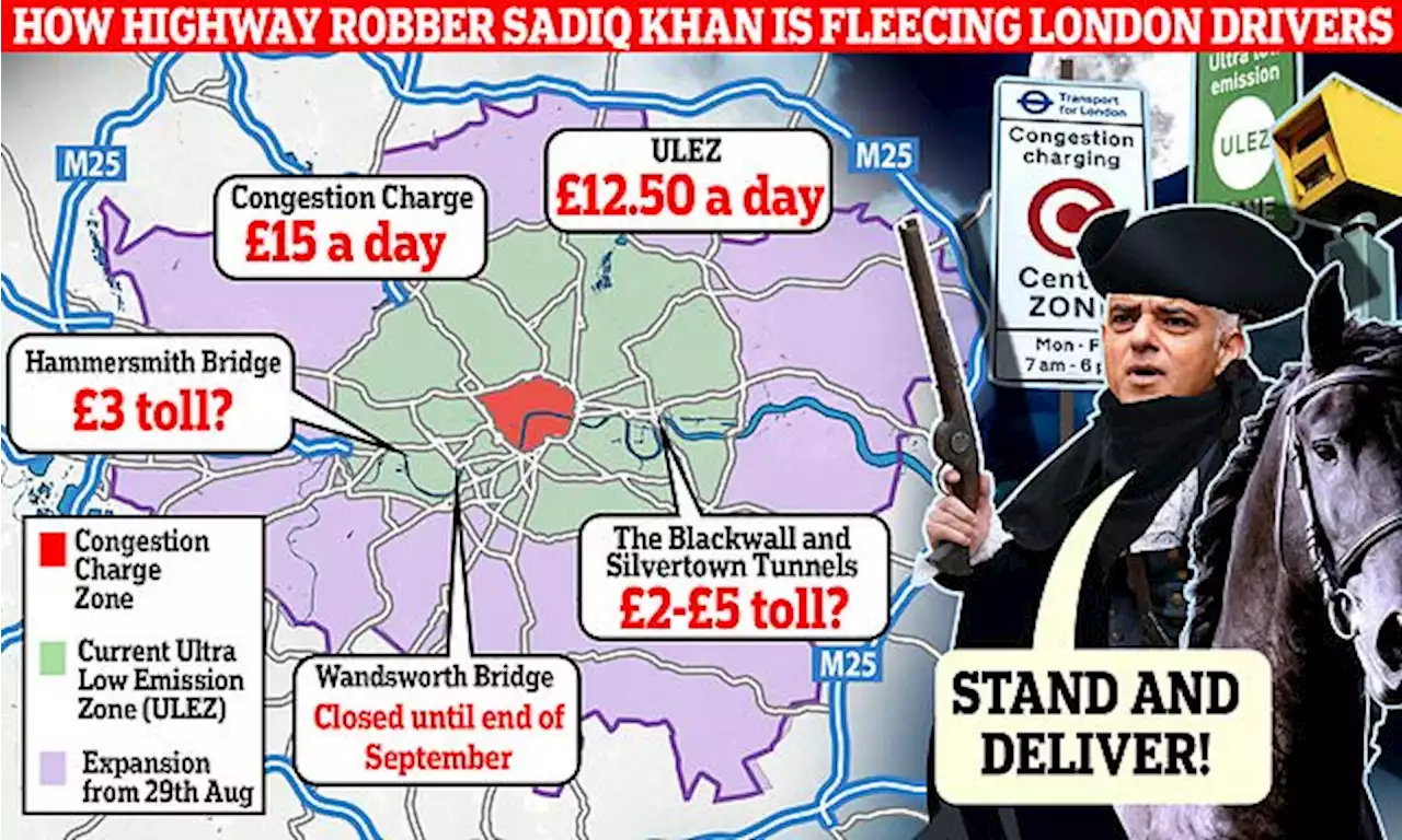 Rishi Sunak 'blocked from overruling Sadiq Khan's ULEZ expansion'