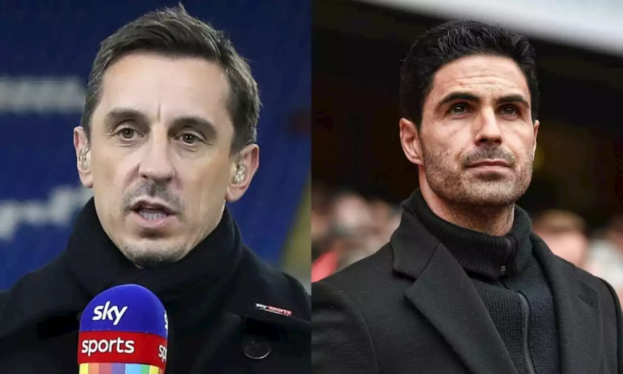 EPL: You've caused big problem for Arsenal - Again, Neville slams Arteta's decision