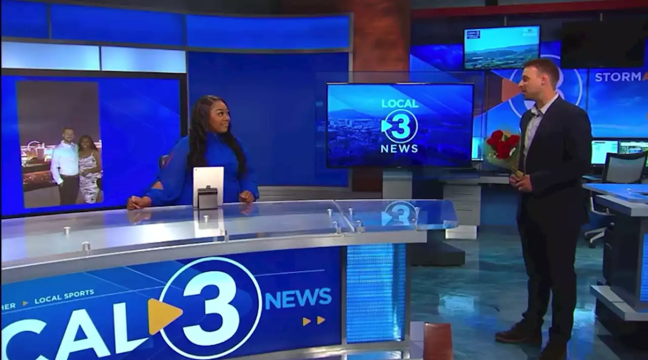 Local TV Reporter Proposes To Station’s Anchor In Front Of The Cameras