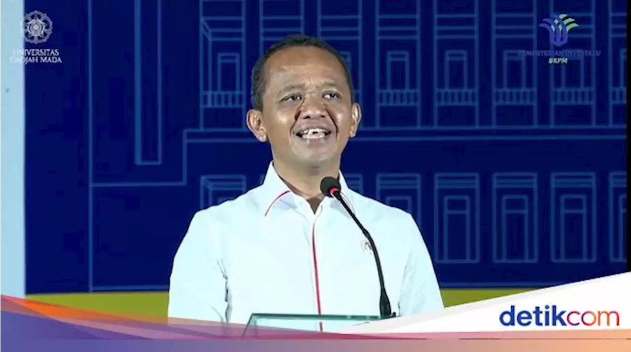 Menteri Bahlil Bakal Carikan Investor bagi Lulusan UGM, Asal..