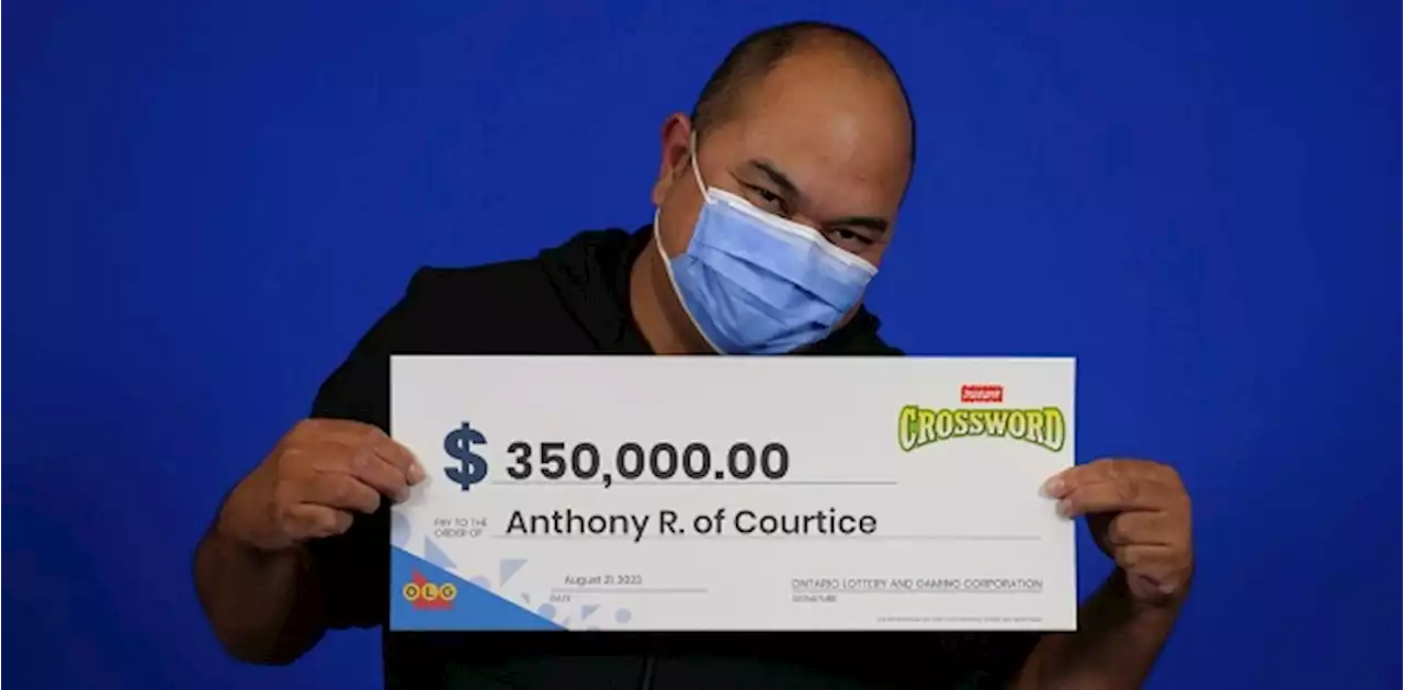 Courtice man planning family vacation after winning $350,000 on lottery card