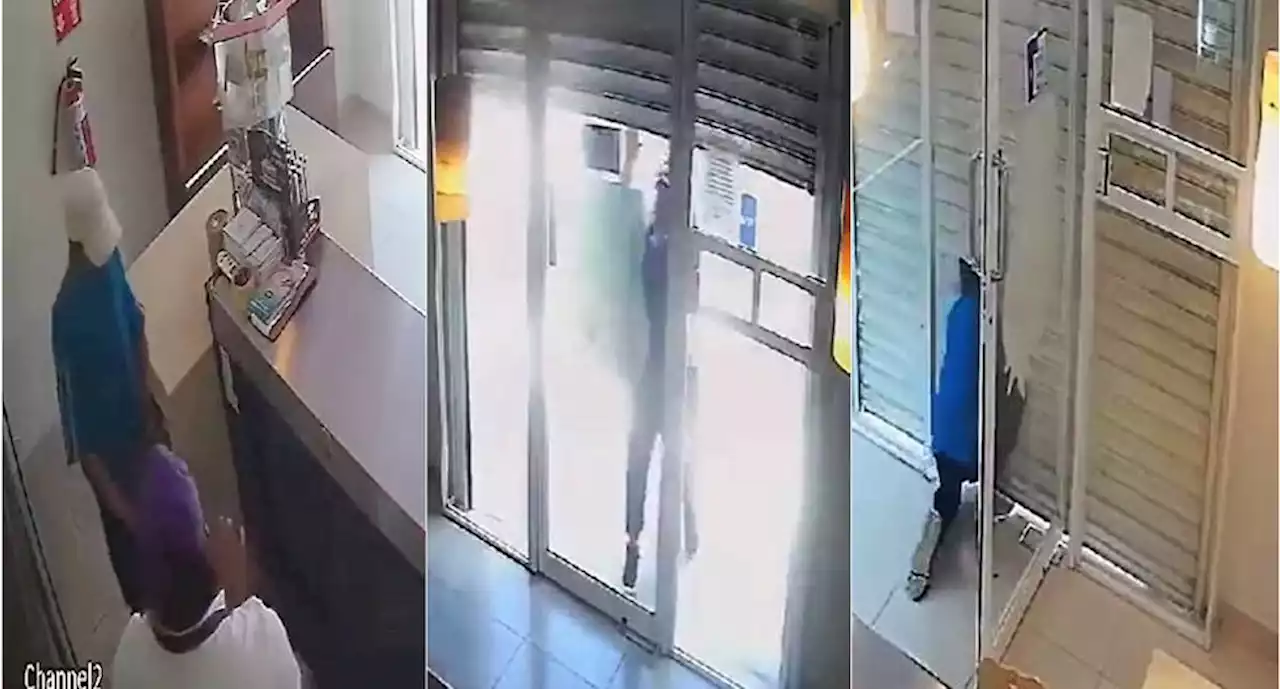 VIDEO: ¡Heroína! Empleada deja encerrado a ladrón en panadería de Campeche