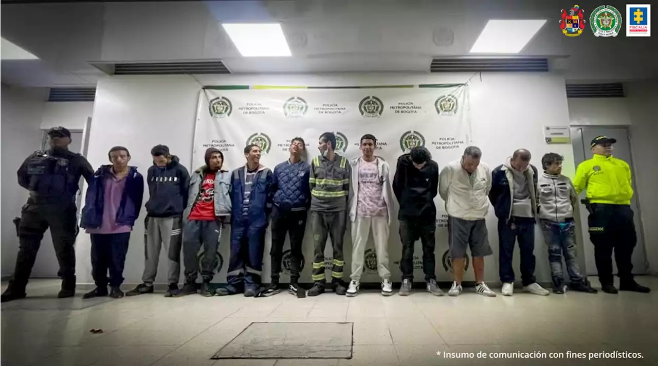 Las bandas criminales del sur de Bogotá que se organizaban para atacar policías