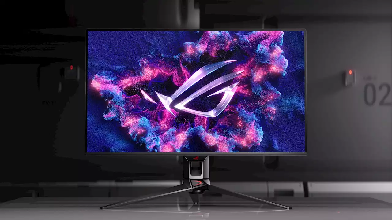 Asus visar första 32-tums QD-OLED-skärmen. Med 4k-upplösning.