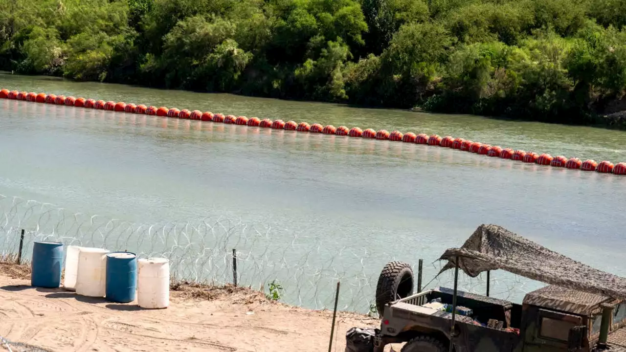 Texas’ floating barrier to stop migrants draws recurring concerns from Mexico, US official says