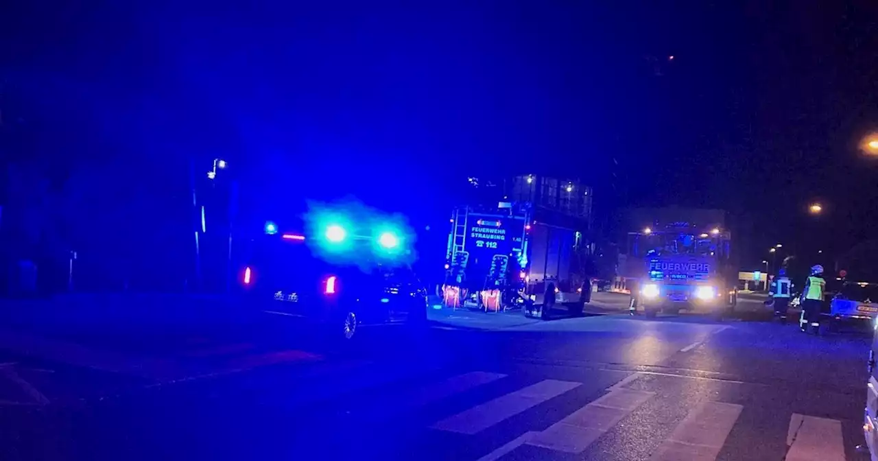 Großeinsatz der Feuerwehr am Klinikum in Straubing