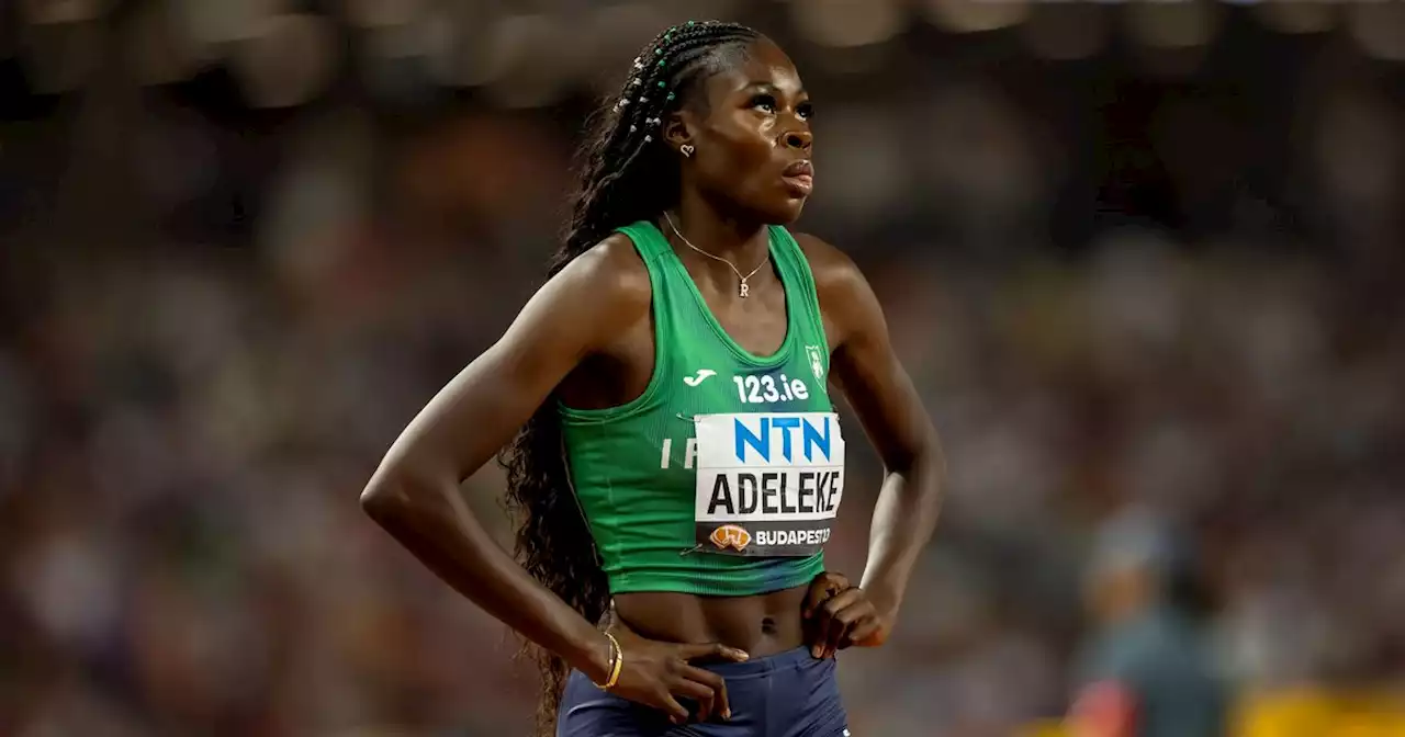 What time and TV channel is Rhasidat Adeleke racing this evening in World final?