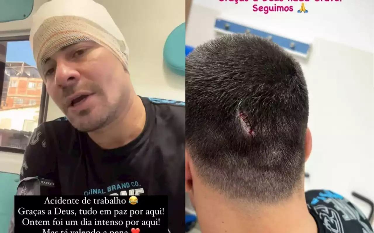 Thiago Martins sofre acidente durante gravação de série | Celebridades