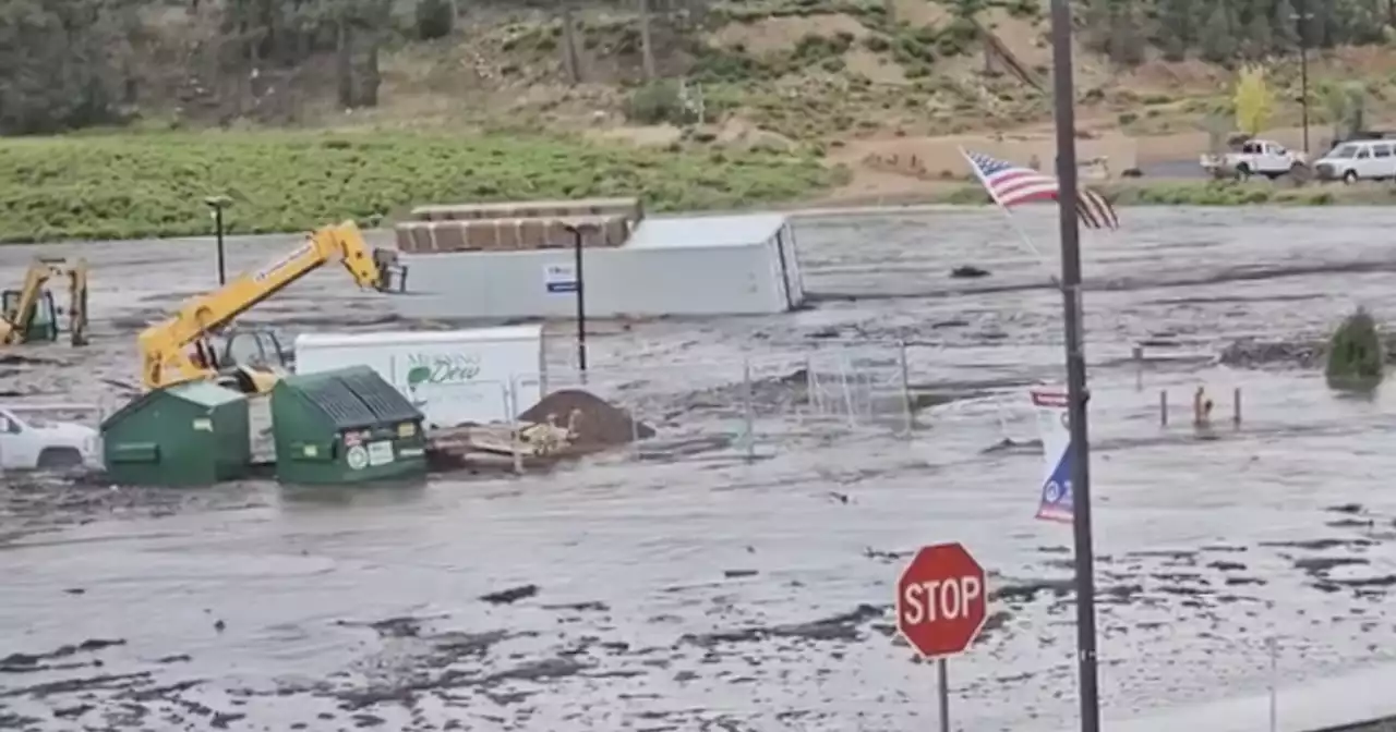 Storms lead to flooding in Tusayan, near Grand Canyon